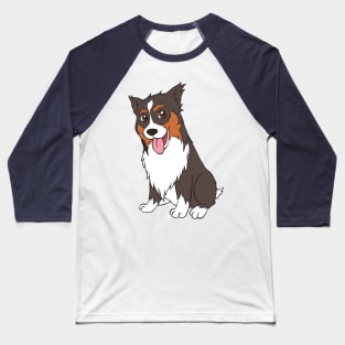 Australian Shepherd Puppy Dog Aussie Baseball T-Shirt